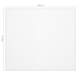 Zaštita za stol mat 90 x 90 cm 2 mm PVC 288278