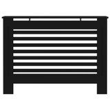 Pokrov za radijator crni 112 x 19 x 81 cm MDF 288183