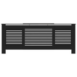 Pokrov za radijator MDF crni 205 cm 325552