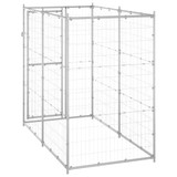 Vanjski kavez za pse od pocinčanog čelika 110 x 220 x 180 cm 150801