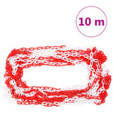 Set stupova s lancima 10 m plastični lanac 150955