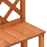 Stalak za biljke s rešetkom 70 x 42 x 115 cm masivna jelovina 316413
