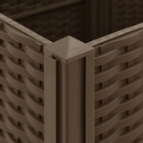 Povišena gredica 40 x 40 x 38 cm od polipropilena 316515