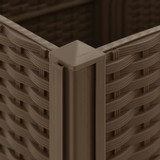 Povišena gredica 160 x 40 x 38 cm od polipropilena 316518