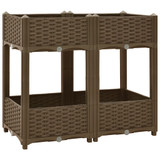 Povišena gredica 80 x 40 x 71 cm od polipropilena 316520