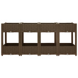 Povišena gredica 160 x 40 x 71 cm od polipropilena 316522