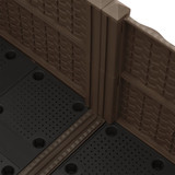 Povišena gredica 80 x 80 x 38 cm od polipropilena 316525