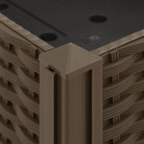 Povišena gredica 160 x 40 x 23 cm od polipropilena 316514