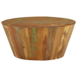 Stolić za kavu Ø 65 x 31 cm od masivnog obnovljenog drva 328301