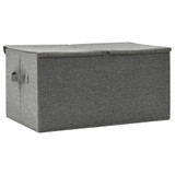 Kutija za pohranu od tkanine 50 x 30 x 25 cm antracit 332912 Kutija za pohranu od tkanine 50 x 30 x 25 cm antracit 332912