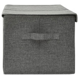 Kutija za pohranu od tkanine 50 x 30 x 25 cm antracit 332912 Kutija za pohranu od tkanine 50 x 30 x 25 cm antracit 332912