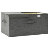 Kutija za pohranu od tkanine 50 x 30 x 25 cm antracit 332912 Kutija za pohranu od tkanine 50 x 30 x 25 cm antracit 332912