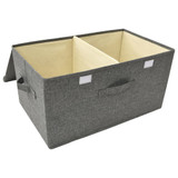 Kutija za pohranu od tkanine 50 x 30 x 25 cm antracit 332912 Kutija za pohranu od tkanine 50 x 30 x 25 cm antracit 332912
