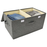 Kutija za pohranu od tkanine 50 x 30 x 25 cm antracit 332912 Kutija za pohranu od tkanine 50 x 30 x 25 cm antracit 332912