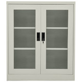Uredski ormarić svjetlosivi 90 x 40 x 105 cm čelični 335935