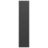 Ormarić s ključem antracit 90 x 40 x 180 cm čelični 335973