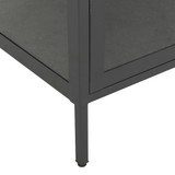 Ormarić za izlaganje antracit 90x40x180 cm čelik/kaljeno staklo 336081