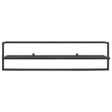 Stalak za ručnike crni 95 x 25 x 22 cm željezni 336122