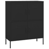 Ormarić za pohranu crni 80 x 35 x 101,5 cm čelični 336142 Ormarić za pohranu crni 80 x 35 x 101,5 cm čelični 336142
