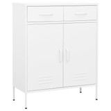 Ormarić za pohranu bijeli 80 x 35 x 101,5 cm čelični 336161 Ormarić za pohranu bijeli 80 x 35 x 101,5 cm čelični 336161