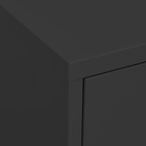 Ormarić za pohranu antracit 80 x 35 x 101,5 cm čelični 336168