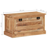 Klupa za pohranu cipela 85x40x45 cm od masivnog bagremovog drva 337826 Klupa za pohranu cipela 85x40x45 cm od masivnog bagremovog drva 337826
