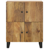 Komoda s 4 vrata 60 x 33 x 75 cm od masivnog drva manga 352920 Komoda s 4 vrata 60 x 33 x 75 cm od masivnog drva manga 352920