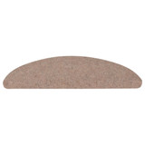 Samoljepljivi otirači za stepenice 10 kom bež 65x22,5x3,5 cm 355251