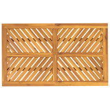 Vrtni blagovaonski stol 150 x 90 x 74 cm masivno bagremovo drvo 362241