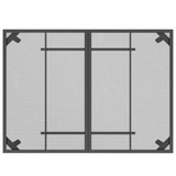 Vrtni stol antracit 110x80x72 cm od čelične mreže 362733