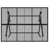 Sklopivi vrtni stol antracit 110 x 80 x 72 cm od čelične mreže 362749