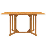 Sklopivi vrtni stol s leptir-nogama 150x90x75 cm od tikovine 362751