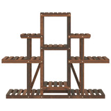 Stalak za cvijeće 110 x 25 x 96 cm od masivne jelovine 362849