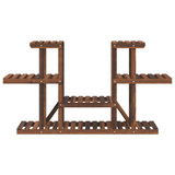 Stalak za cvijeće 110 x 25 x 73 cm od masivne jelovine 362853