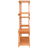 Stalak za cvijeće 110 x 25 x 110,5 cm od masivne jelovine 362858