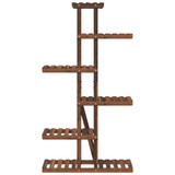 Stalak za cvijeće 75 x 25 x 140,5 cm od masivne jelovine 362865