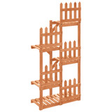 Stalak za cvijeće 60 x 25 x 130 cm od masivne jelovine 362874