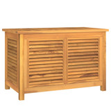 Vrtna kutija za pohranu s vrećom 90x50x58 cm masivna tikovina 363270