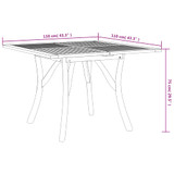 Vrtni stol 110 x 110 x 75 cm od masivnog bagremovog drva 363305