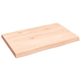 Stolna ploča 60x40x4 cm netretirana hrastovina sa živim rubom 363864
