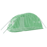 Staklenik s čeličnim okvirom zeleni 10 m² 5 x 2 x 2,3 m 364085 Staklenik s čeličnim okvirom zeleni 10 m² 5 x 2 x 2,3 m 364085