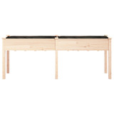 Sadilica s oblogom 203 x 53 x 76 cm od masivne jelovine 364239