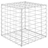 Kockasta gabionska povišena gredica od čelične žice 40x40x40 cm 145649 Kockasta gabionska povišena gredica od čelične žice 40x40x40 cm 145649