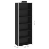 Viseći organizatori od tkanine za ormar 2 kom sa 6 polica 288325