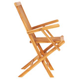 7-dijelni sklopivi vrtni blagovaonski set od masivne tikovine 48999