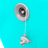 Gimnastički valjak na napuhavanje s crpkom 100x60 cm PVC zeleni 92713