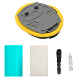 Gimnastički valjak na napuhavanje s crpkom 100x60 cm PVC zeleni 92713