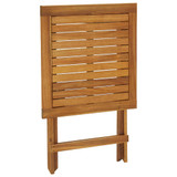 3-dijelni sklopivi bistro set od masivnog bagremovog drva 310275