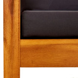 Vrtna klupa sa stolom i tabureima od masivnog bagremovog drva 3058010