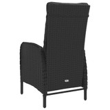 3-dijelni vrtni bistro set od poliratana i drva bagrema crni 3058537